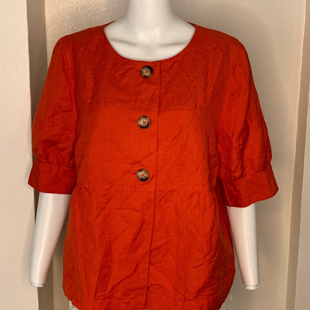 Orange 3/4 jacket